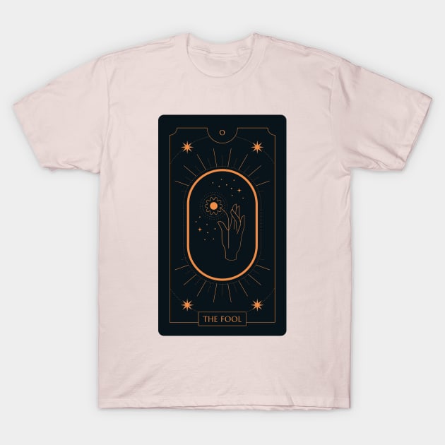 The Fool Tarot Card T-Shirt by moonlobster